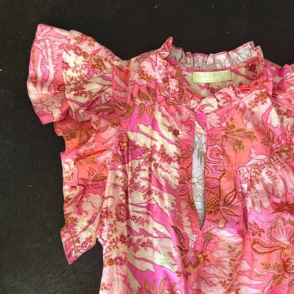 Ulla Johnson Pink Floral Lula Dress